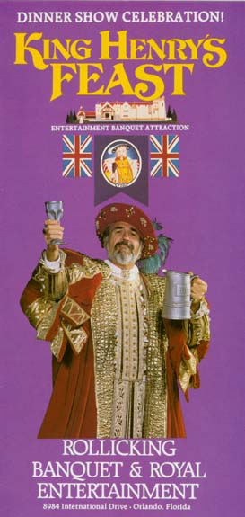 a King Henry's Feast brochure