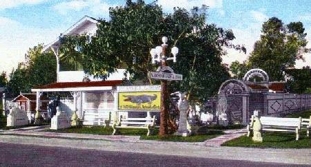 Postcard of Farm Entrance